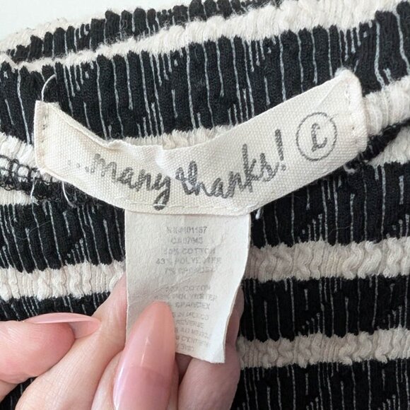 Long Sleeve Stripe Boat Neck Top - Picture 4 of 4